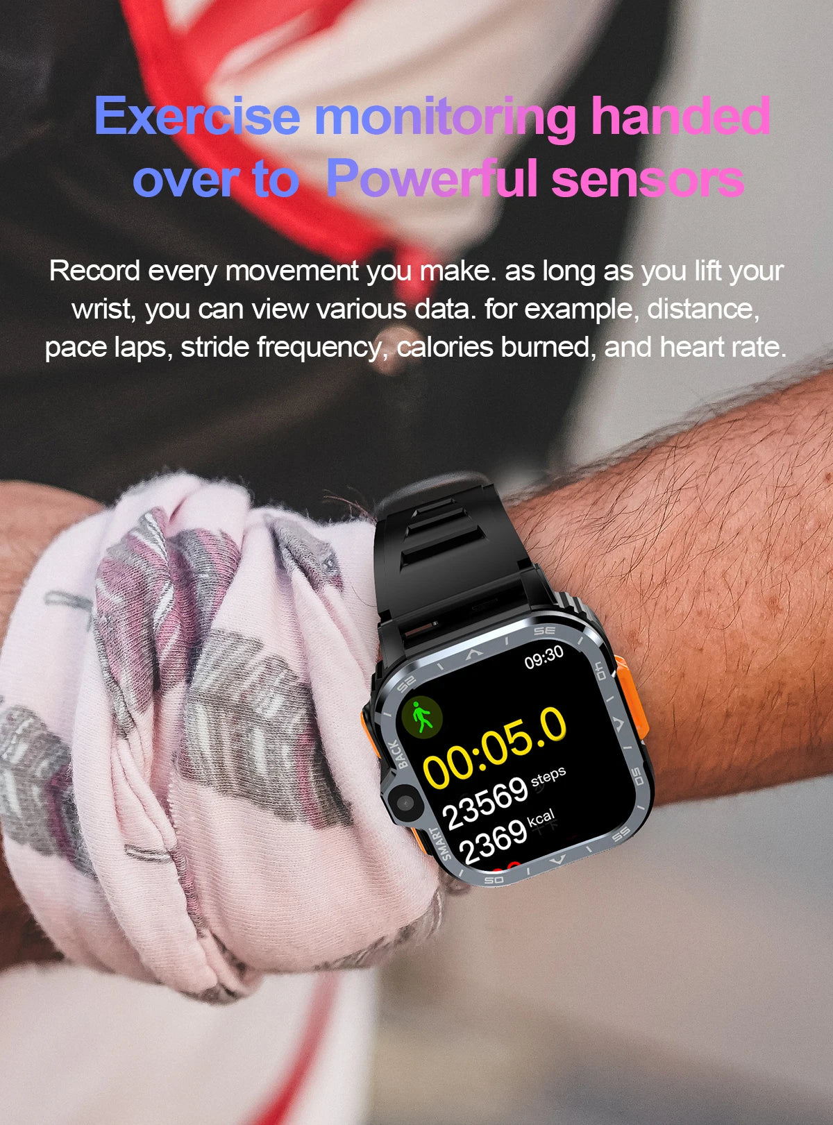 Smartwatch with Fitness & Call Features