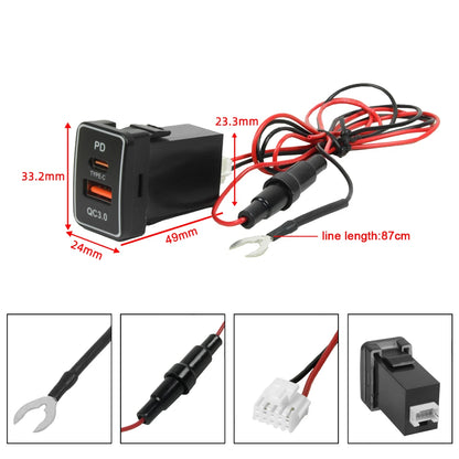 YSY Fast Type-C Car Charger