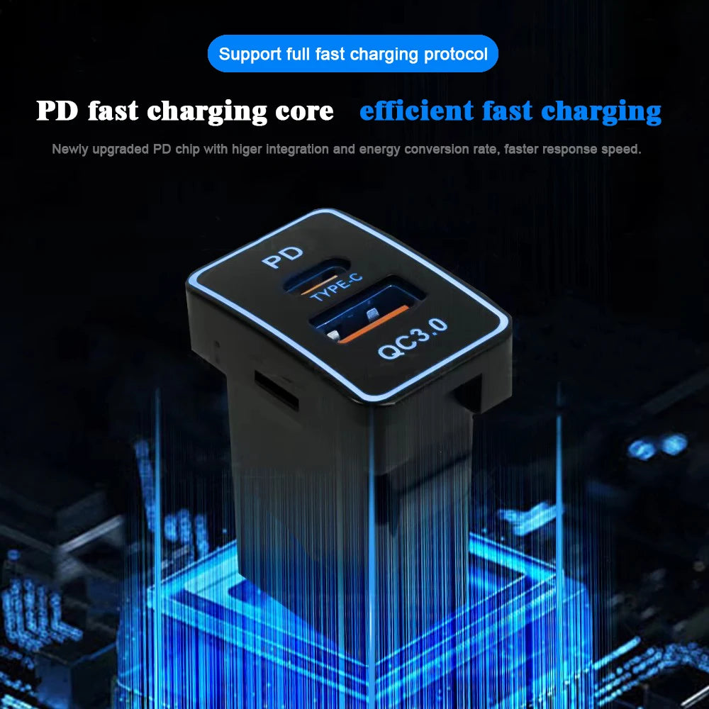 YSY Fast Type-C Car Charger