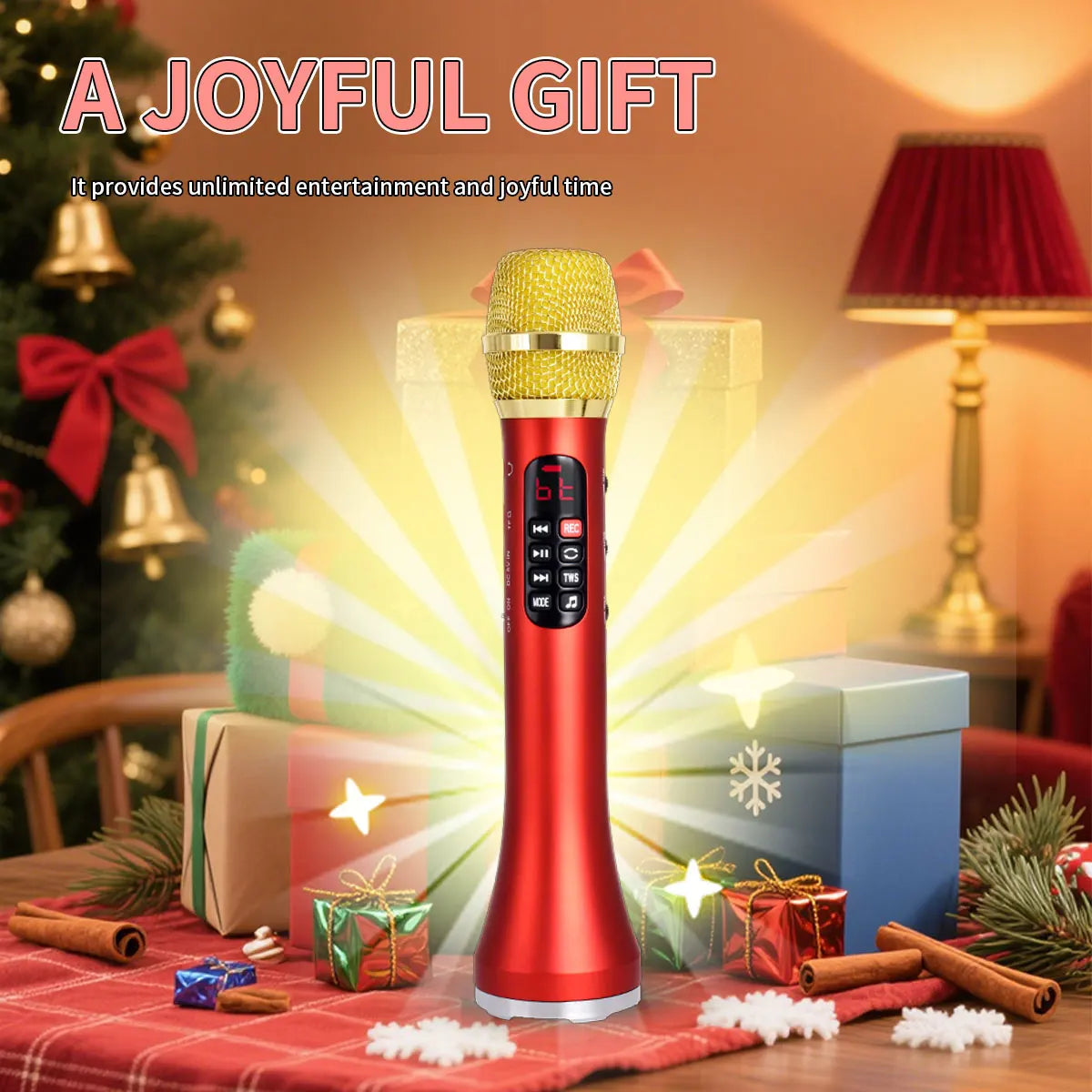 TWS Bluetooth Speaker Karaoke Mic