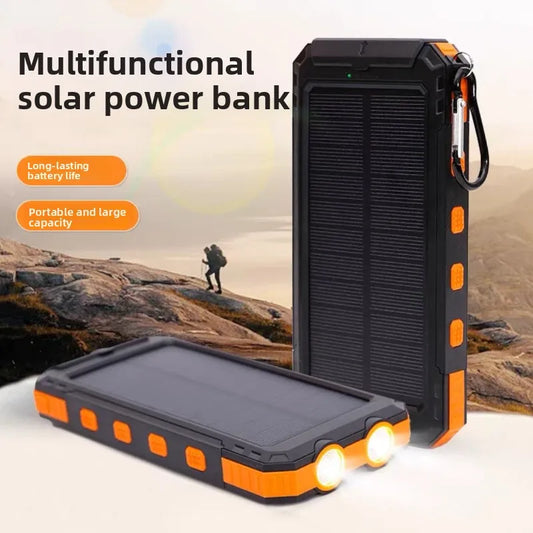 Portable 20,000mAh Solar Power Bank for Travel