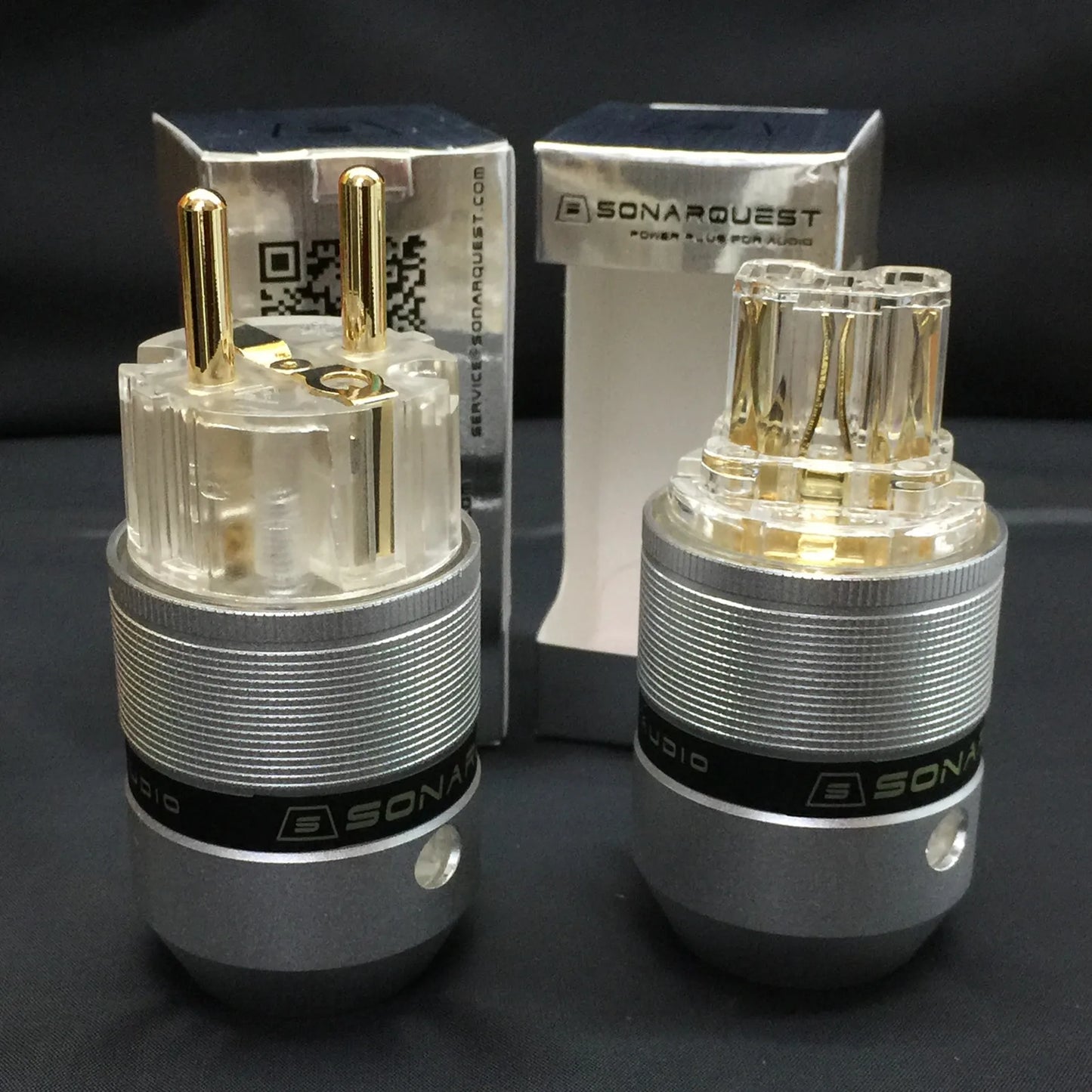 Gold-Plated EU Power Connectors