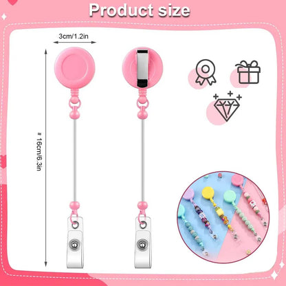 Beadable Badge Reels for Nurses