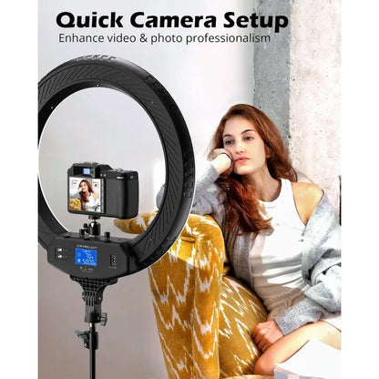 Ring Light with Phone Holder