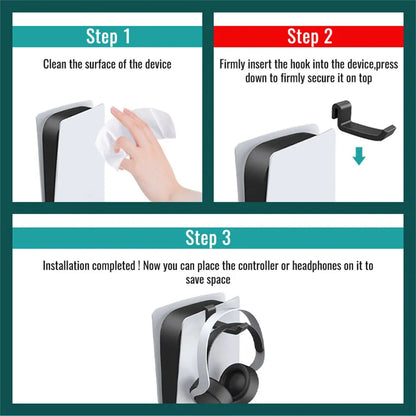 PS5 Wall-Mounted Headset Hanger