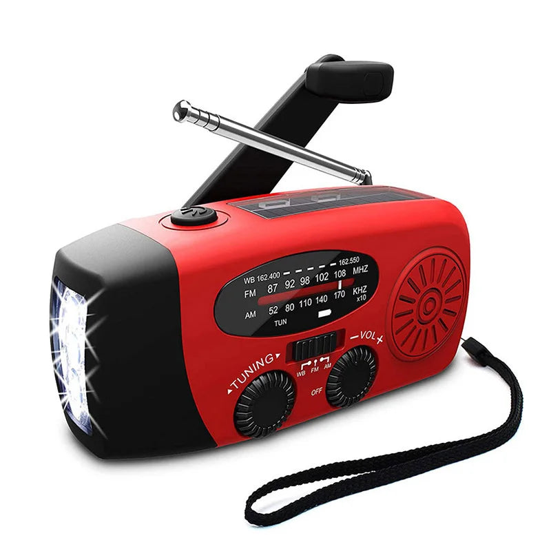Portable Solar Radio with Power Bank
