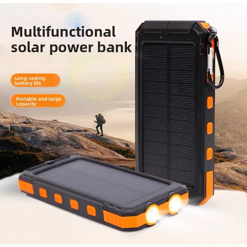 Portable 20,000mAh Solar Power Bank for Travel