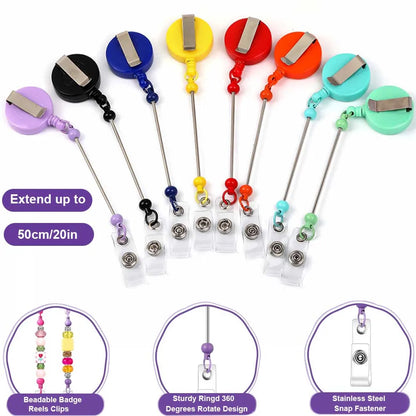 Beadable Badge Reels for Nurses