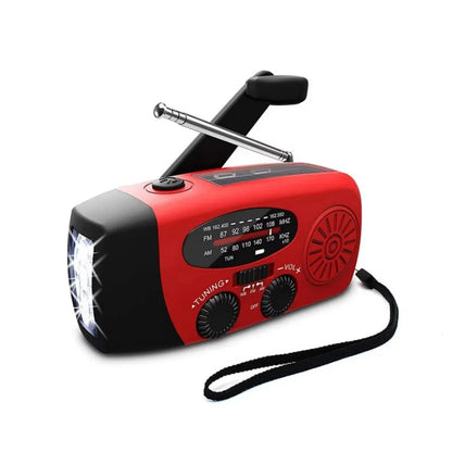 Portable Solar Radio with Power Bank