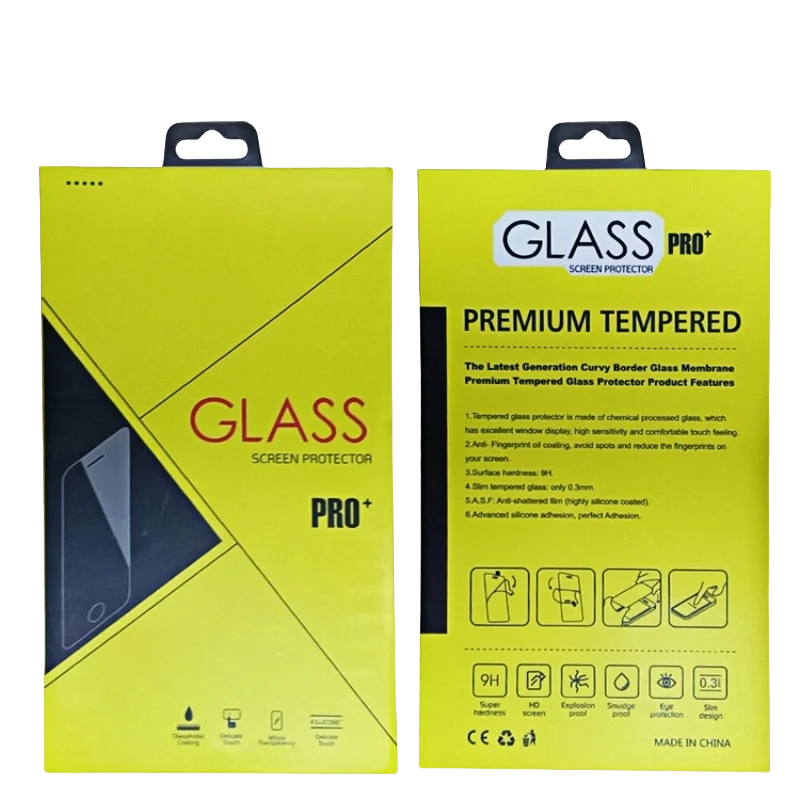 100pcs Tempered Glass Packaging Box