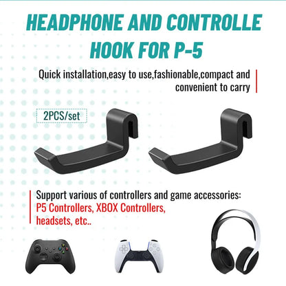 PS5 Wall-Mounted Headset Hanger