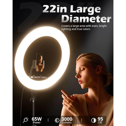 Ring Light with Phone Holder