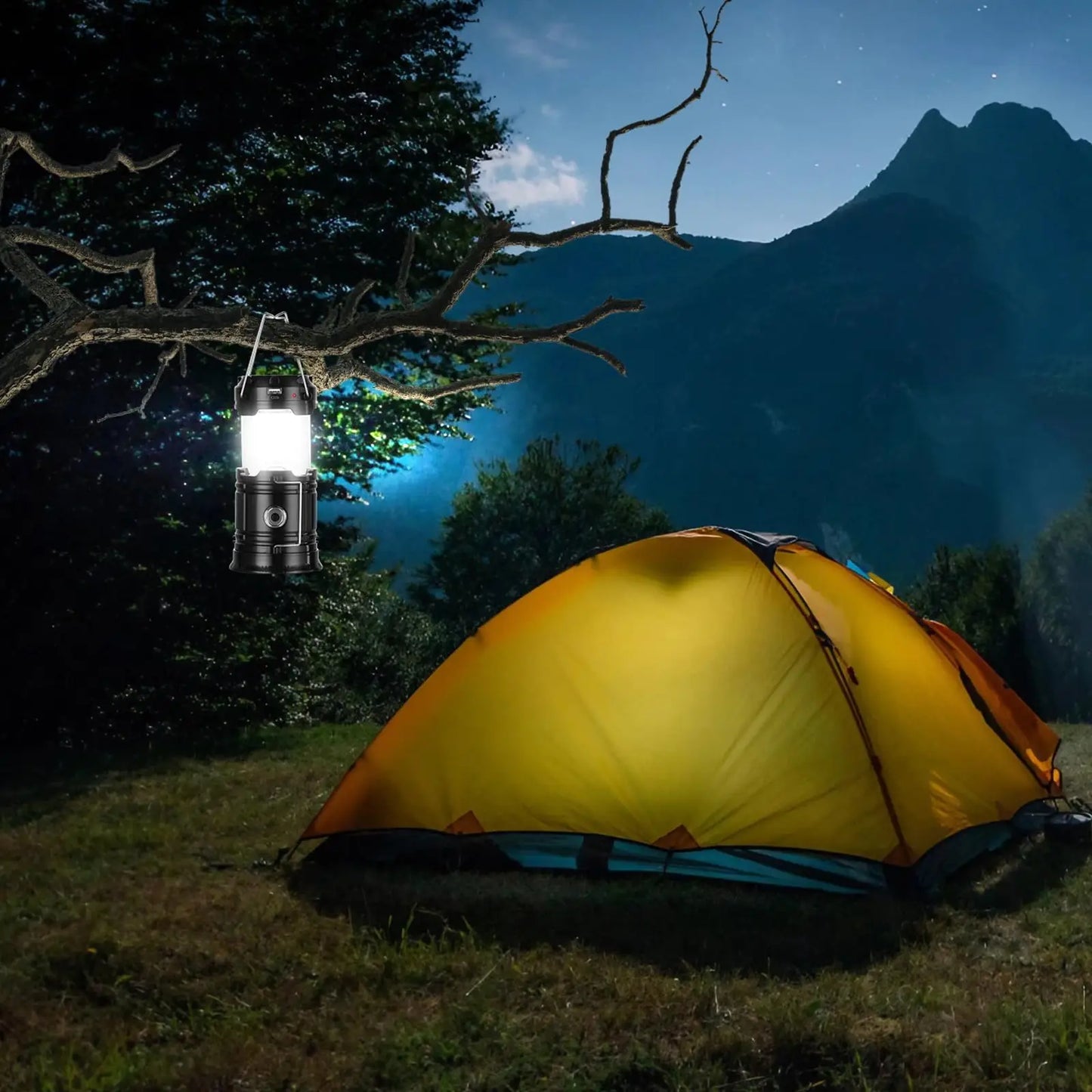 Solar Camping Lantern USB Lamp