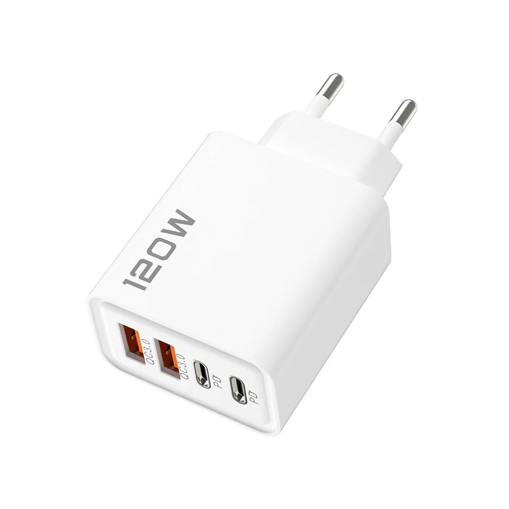 4-Port USB Charger for Phones