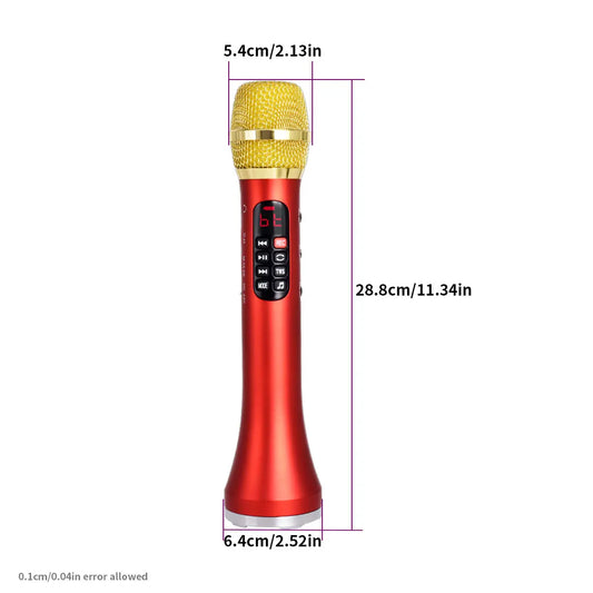 TWS Bluetooth Speaker Karaoke Mic