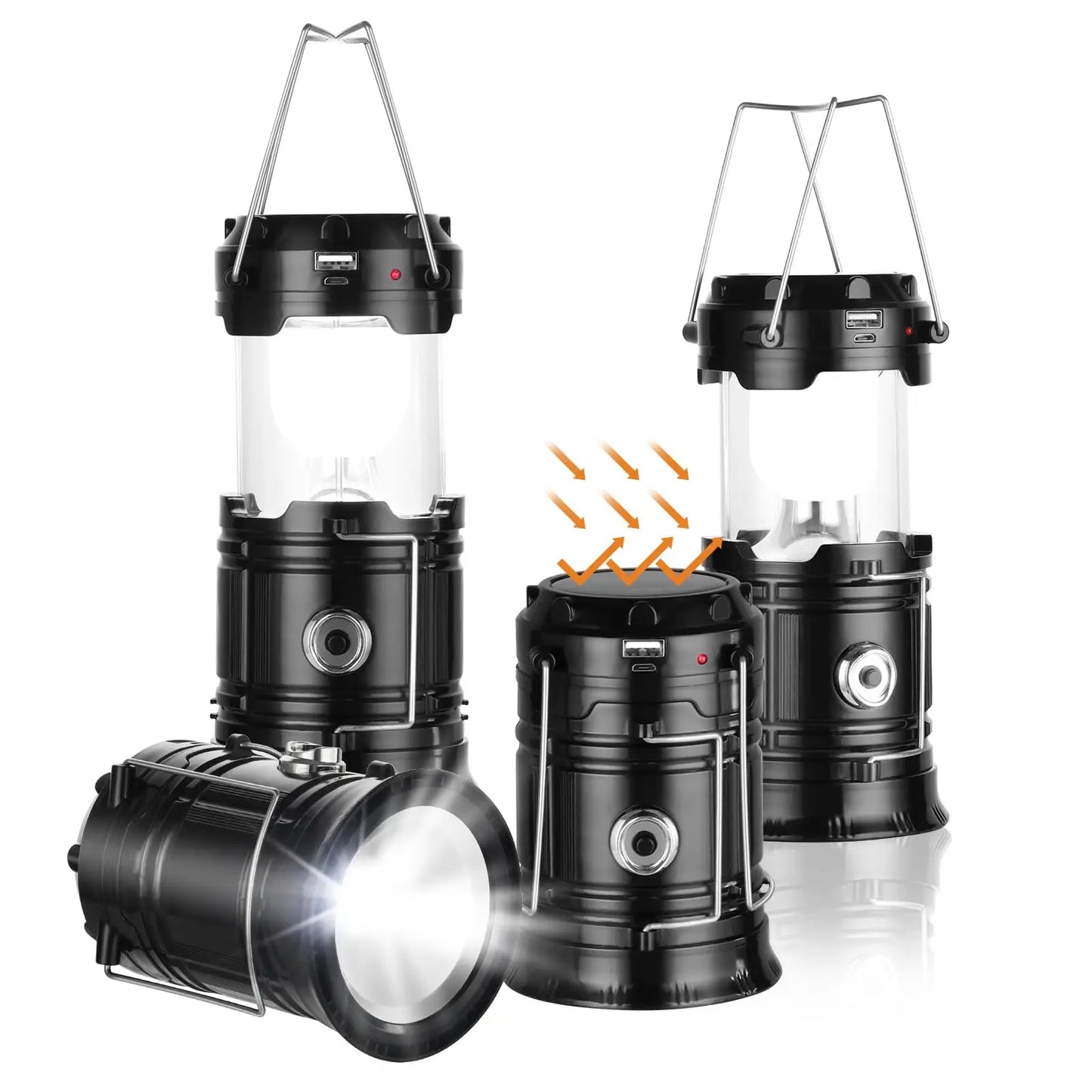 Solar Camping Lantern USB Lamp