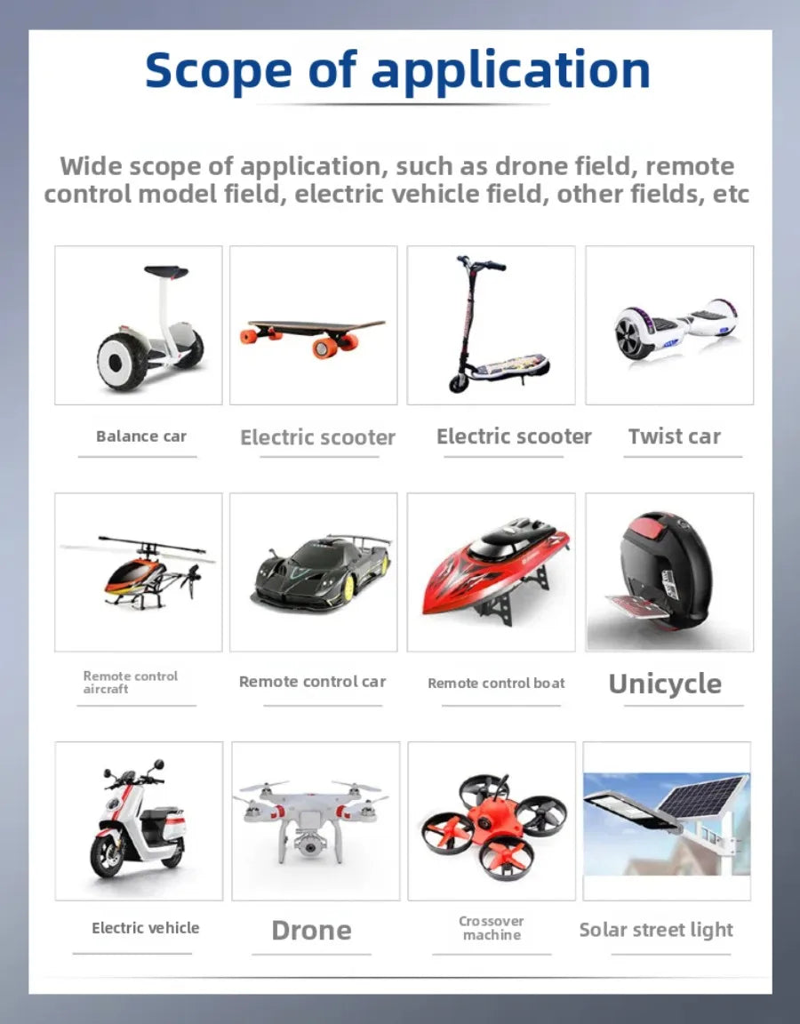 Amass XLB16 for EVs, Solar Lights, Tools, & More